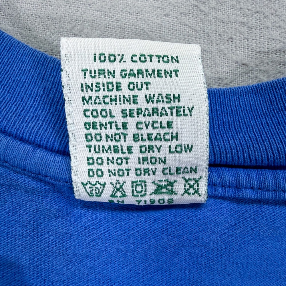 Galt Sand Mens T-Shirt Regular Blue Duke Basketball Vintage Made in USA L - Picture 6 of 9
